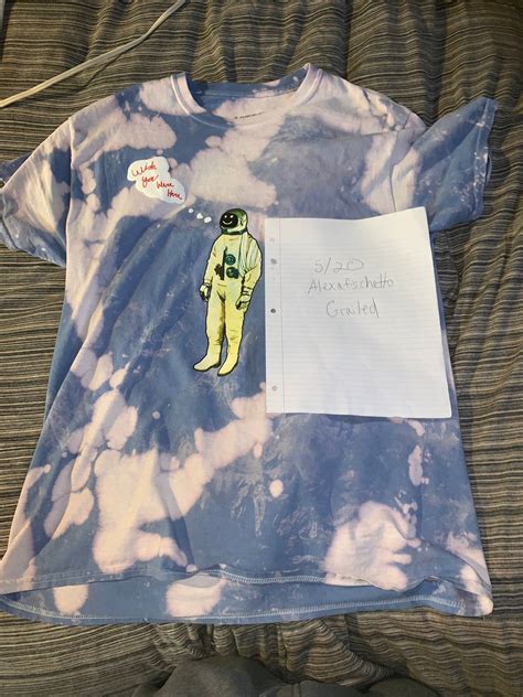 Travis Scott Travis Scott Astroworld Astronaut Blue Sky T Shirt Grailed