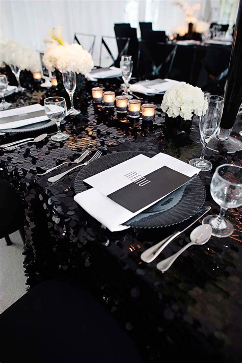 Black And White Modern Wedding With Unique Details In Cincinnati Black And White Wedding Theme