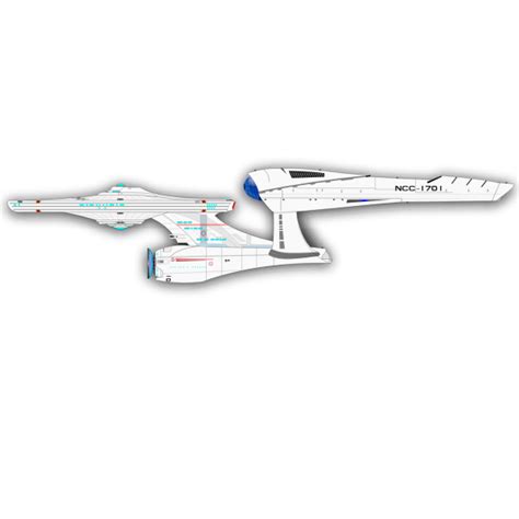 New Spaceship Enterprise vector drawing | Free SVG