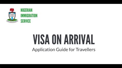 how to get a nigerian visa on arrival youtube