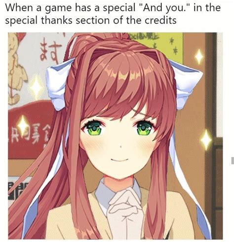Monika Looks Adorable Meme By Dominicawesomememe Memedroid