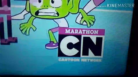 Cartoon Network Marathon Screen Bug Wmagenta Background And White Text