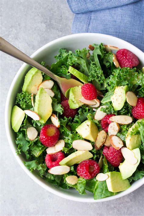 Kale Avocado Salad Simple And Delicious