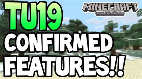 Minecraft Xbox360ps3 Tu19 Update All Confirmed Features