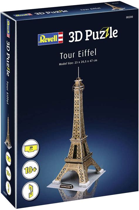 Eiffel Tower 00200 3d Puzzle Eiffelturm 00200 1 Pcs
