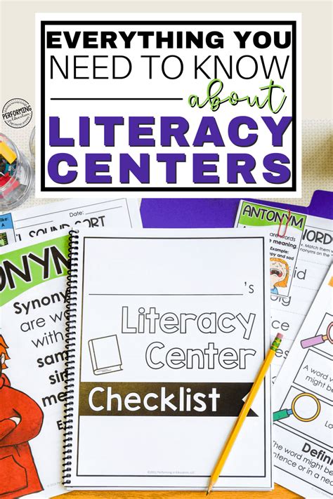 Pin Literacy Centers