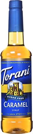 Torani Sugar Free Caramel Syrup Pet Bottle 750 Ml Caramel 750