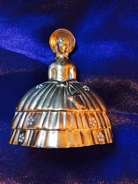 Vintage Polished Brass Southern Belle Serving Bell Vintage Polish Polished Brass Southern Belle