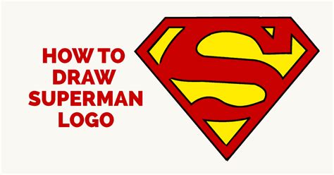How To Draw Superman Logo Easy Step By Step Drawing Guides