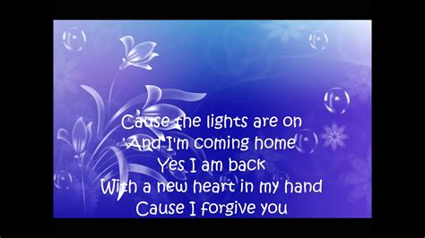 I Forgive You By Kelly Clarkson Lyrics Youtube