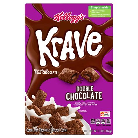 Kellogg S Krave Cereal Double Chocolate 11oz Sweet Cereal Meijer Grocery Pharmacy Home And More