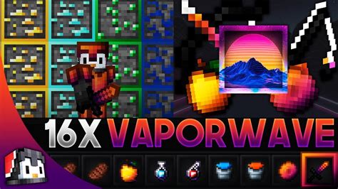 Vaporwave 16x Mcpe Pvp Texture Pack Gamertise