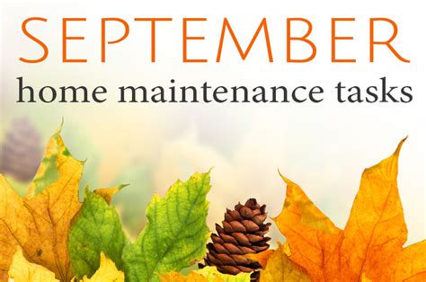 September Home Maintenance Tasks All Islands Home Inspections