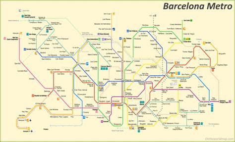 Barcelona Metro Map One Suitcase Seven Shopping Bags Barcelona Transportation Pro Bike Blog
