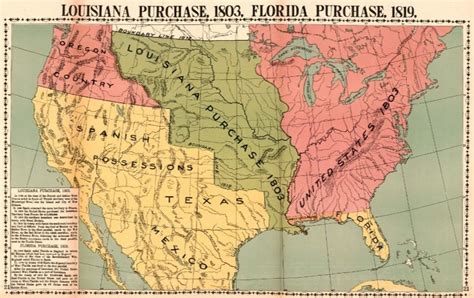 The Louisiana Purchase Map Definition And Significance
