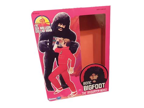 Kenner Six Million Dollar Man Bigfoot Figure Reproduction Box