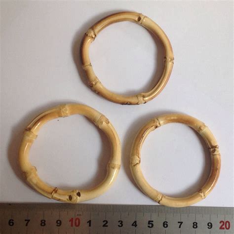 60mm Bamboo Loop Bamboo Ring Bamboo Accessories For Jewelry Making 1pcs