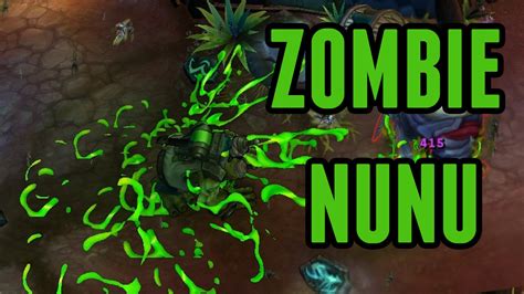 Lol Zombie Nunu League Of Legends Skin Spotlight Youtube