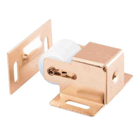 How to install kitchen cabinet latches. Prime-Line Brass Plated Closet Door Roller Catch with ...