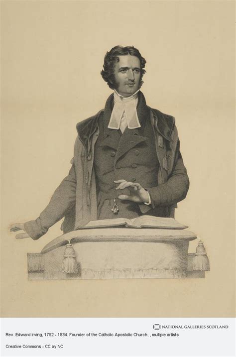 Rev Edward Irving 1792 1834 Founder Of The Catholic Apostolic