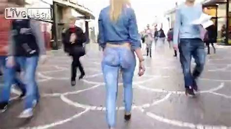 Social Studies Girl Walks Around With Painted Pants Video Dailymotion