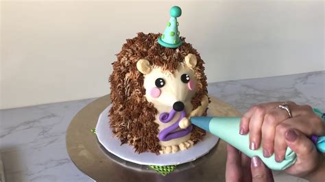 How To Make A Hedgehog Birthday Cake Youtube