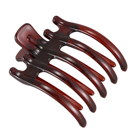 women lady girls non slip grip large claw hair clip clamp coffee i9l6 ebay