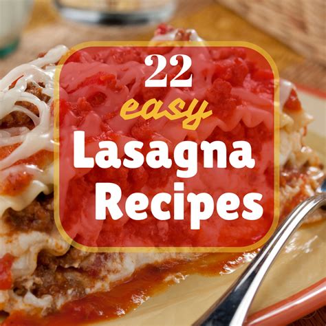 easy lasagna recipes mrfoodcom