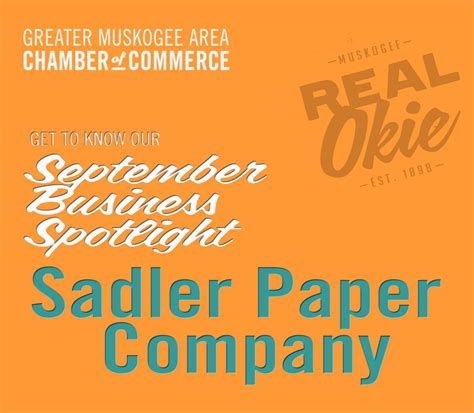 Get to know our Business Spotlight of the Month: Sadler Paper Company