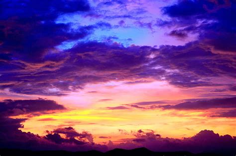 Hd Wallpaper Earth Sunset Cloud Purple Sky Wallpaper Flare