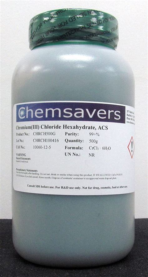 Chromium Iii Chloride Hexahydrate Acs G Amazon Com