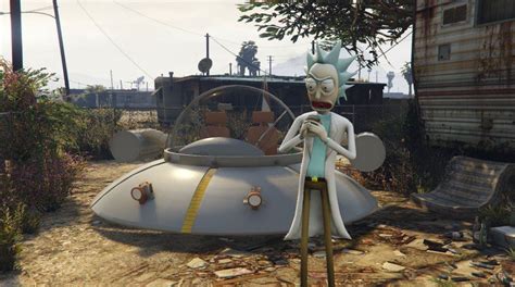 Gta 5 Rick And Morty Mod Brings Rick Sanchez To Los Santos Pc Gamer