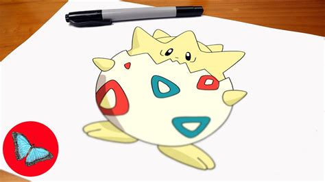 How To Draw Pokemon Togepi Step By Step