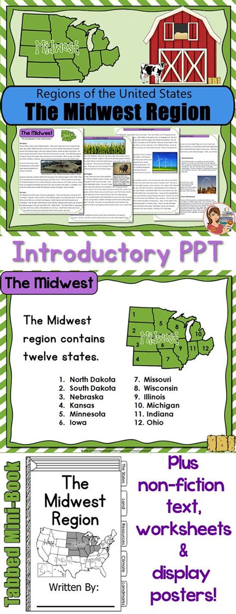 Us Regions Midwest Region Print And Digital Homeschool Social