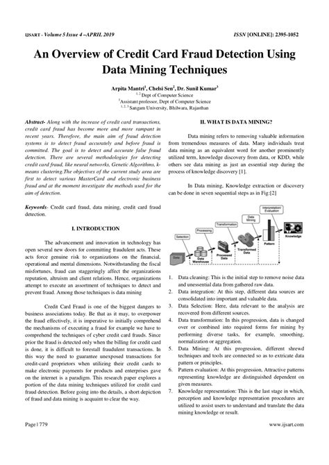 • the payment industry has been dealing with this issue seriously but. (PDF) An Overview of Credit Card Fraud Detection Using ...