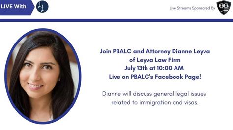 Legal Literacy Live Stream With Attorney Dianne Leyva Pbalc Events