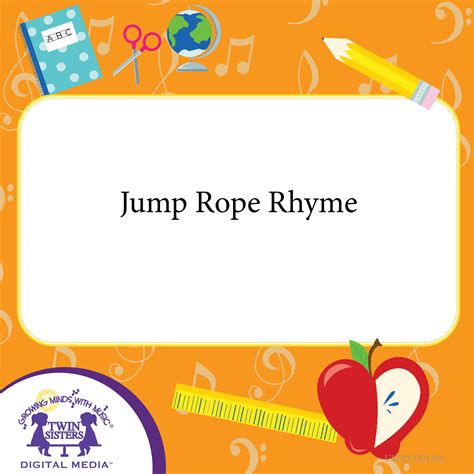 Jump Rope Rhyme Twin Sisters