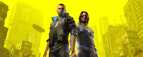 2560x1024 Johnny Silverhand And Male V Cyberpunk 2077