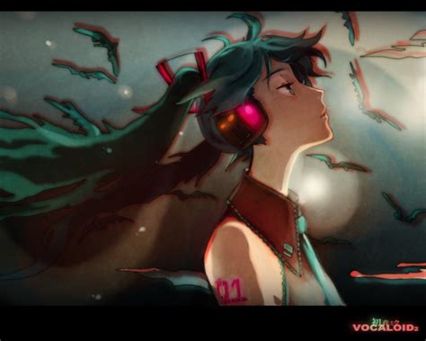 Anime Girls Headphones Vocaloid Hatsune Miku Wallpapers Hd Desktop And Mobile Backgrounds
