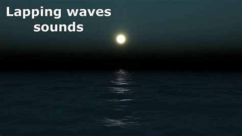 🌊 Deep Sleep With Gentle Lapping Waves Sound On The Night Beach Youtube