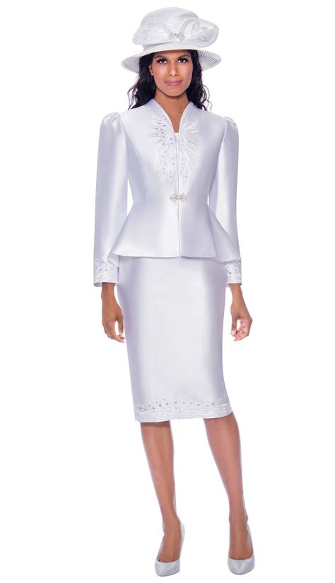 Gmi 8052 Wh In 2020 White Skirt Suit Skirt Suit Dresses
