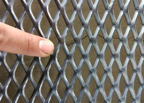 Expanded Steel Mesh Sheets Expanded Aluminum Mesh With 9 Gauge Thickness