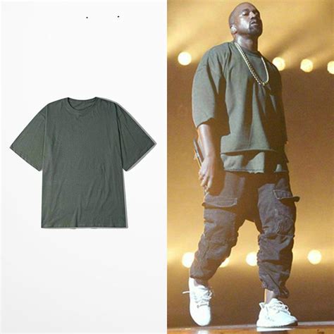 Vintage Oversize T Shirt Kanye West T Shirts Half Sleeve Brand Clothing