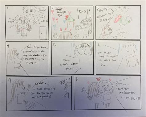 Students Draw Cause And Effect Comic Strips