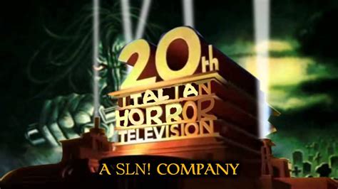 20th Italian Horror Television Logo Youtube