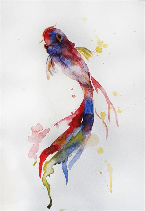 Top Baru 15 Japanese Koi Fish Paintings