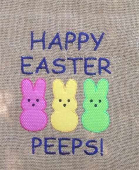 Happy Easter Peeps Painted Rock Idea Easter Paintings Easter Poster