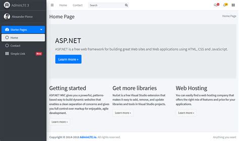 ASP NET MVC Installing AdminLTE Dashboard To Replace Bootstrap Template