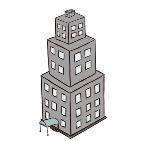 How To Draw Buildings 5 Steps With Pictures Wikihow