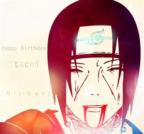 Happy Birthday Itachi Naruto Amino